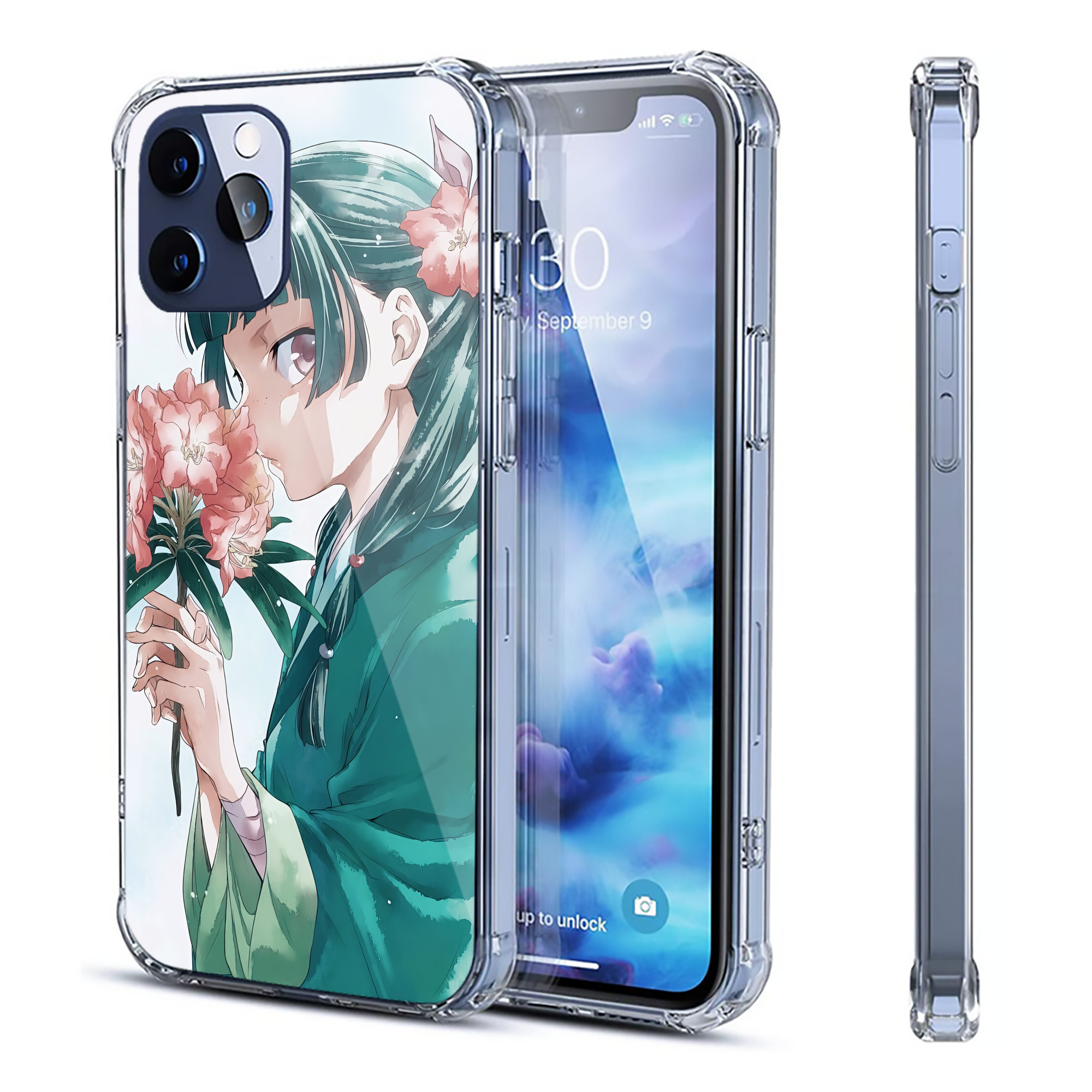 （画像用） 薬屋のひとりごと The Apothecary Diaries 【iPhone 12シリーズ対応】透明スマホケース（クリアソフトケース）